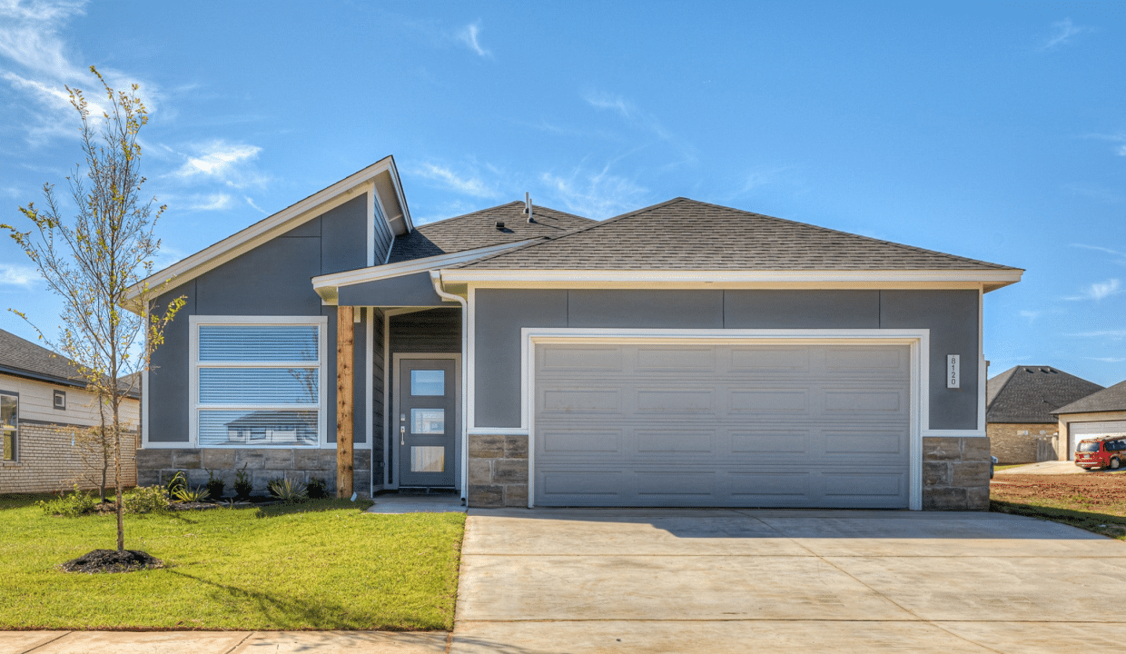 New Home exterior in OKC
