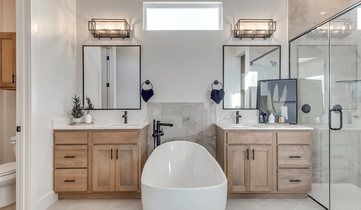 New home bathroom